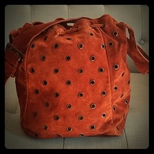 Prada suede handbag